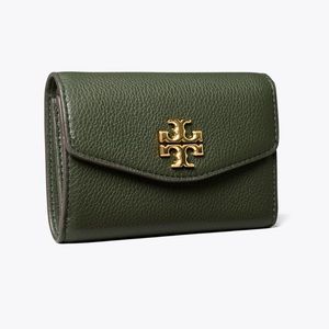 Tory Burch KIRA PEBBLED MEDIUM FLAP WALLET